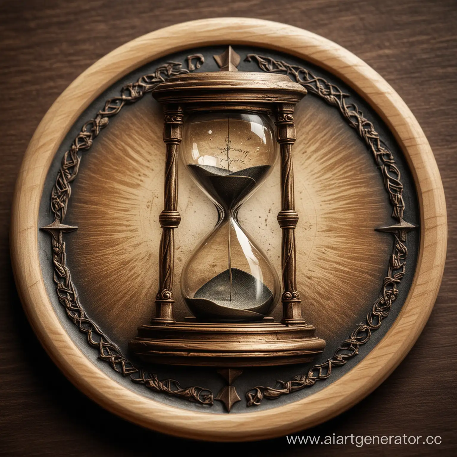 Intricate-Engraved-Hourglass-Emblem-Ancient-Symbol-of-Time