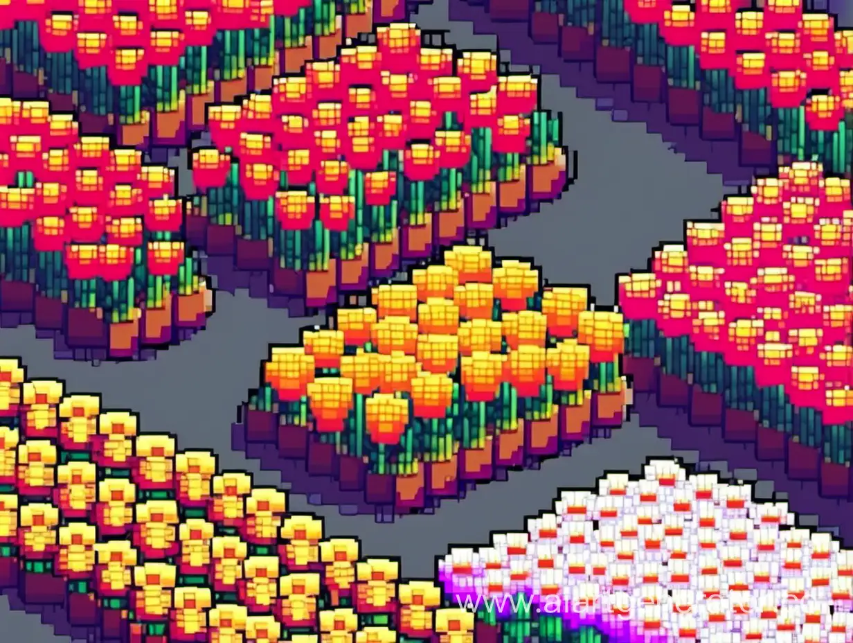 Pixel Flower Market