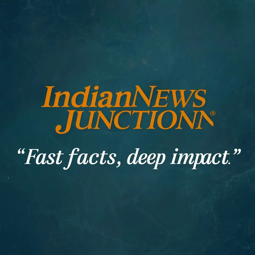 LOGO-Design-For-IndianNewsJunction-Fast-Facts-Deep-Impact-Typography