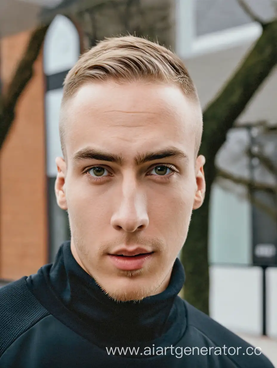 Young-Man-in-Sports-Sweatshirt-Posing-for-Fitness-Portrait