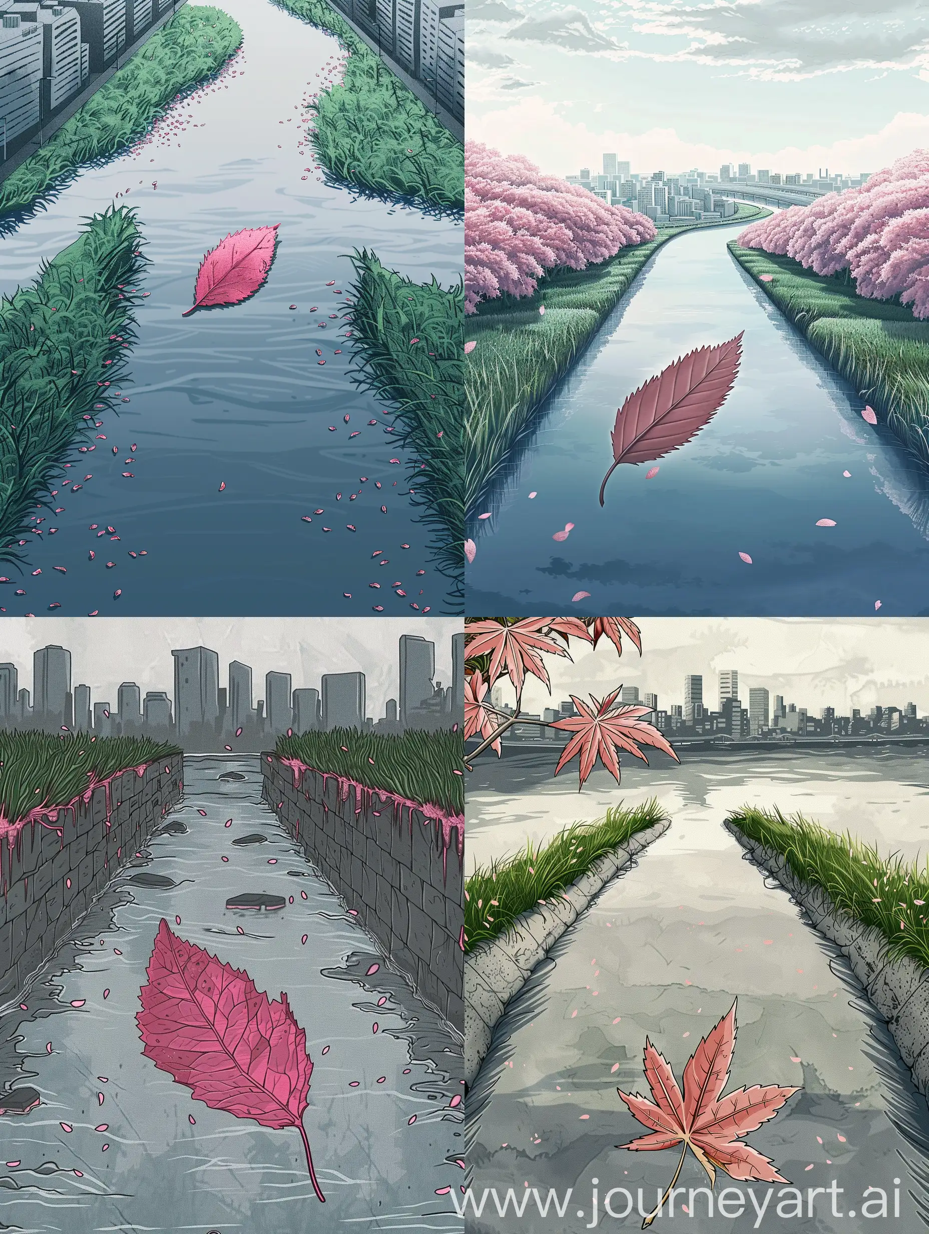 Tranquil-Cherry-Tree-Scene-by-the-River-in-Anime-Style