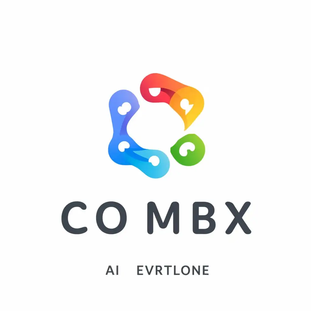 a logo design,with the text "combix", main symbol:Ai workflow editor and apps,Moderate,clear background