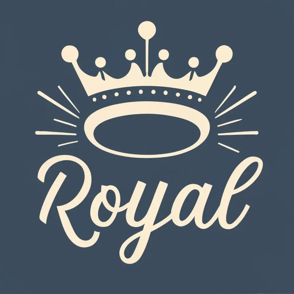 logo, Royal crown, with the text "Royal", typography