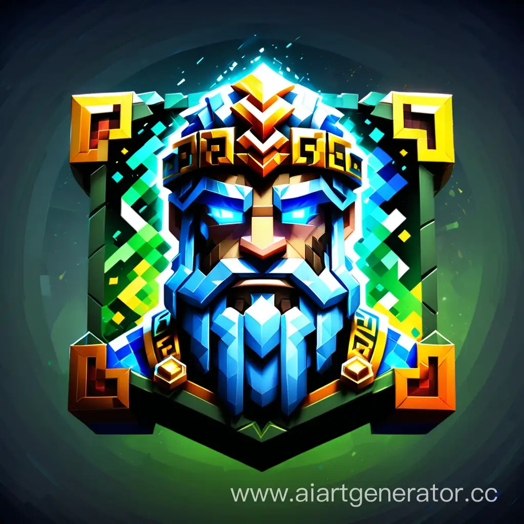 MinecraftStyle-Zeus-Icon-Bright-Cubic-Representation-of-Dota-2-Character