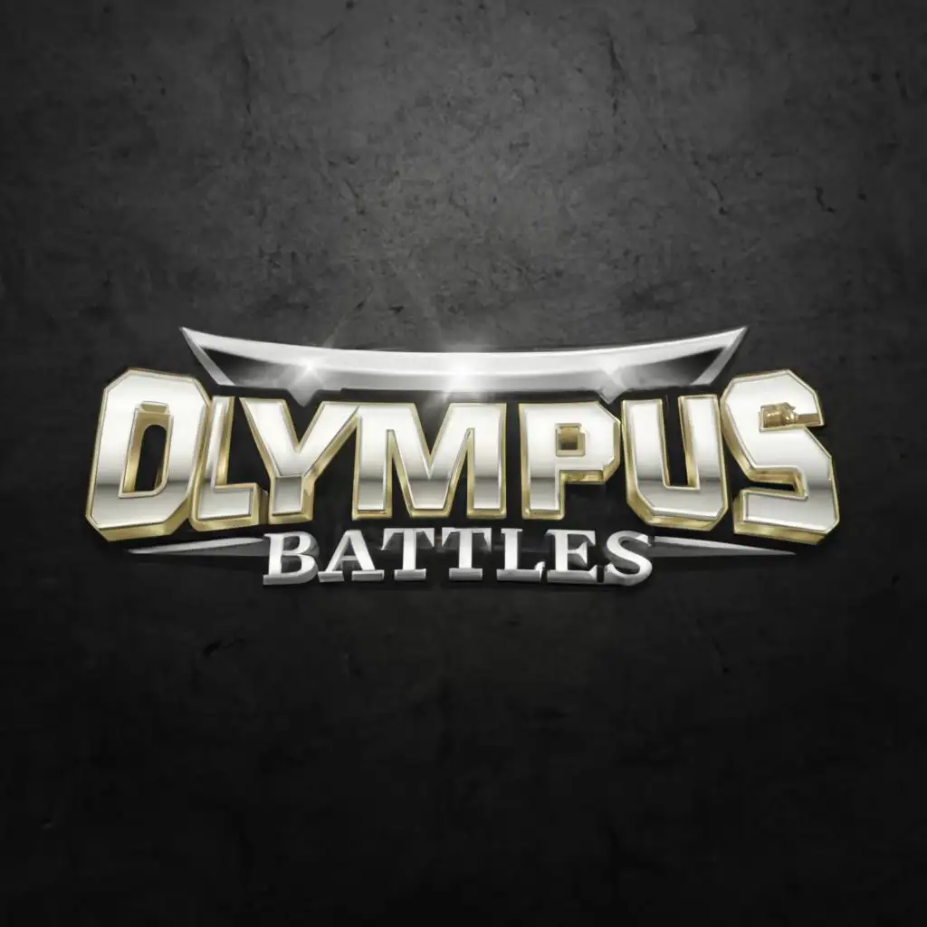 a logo design,with the text "Olympus Battles", main symbol:elegant text,Moderate,clear background