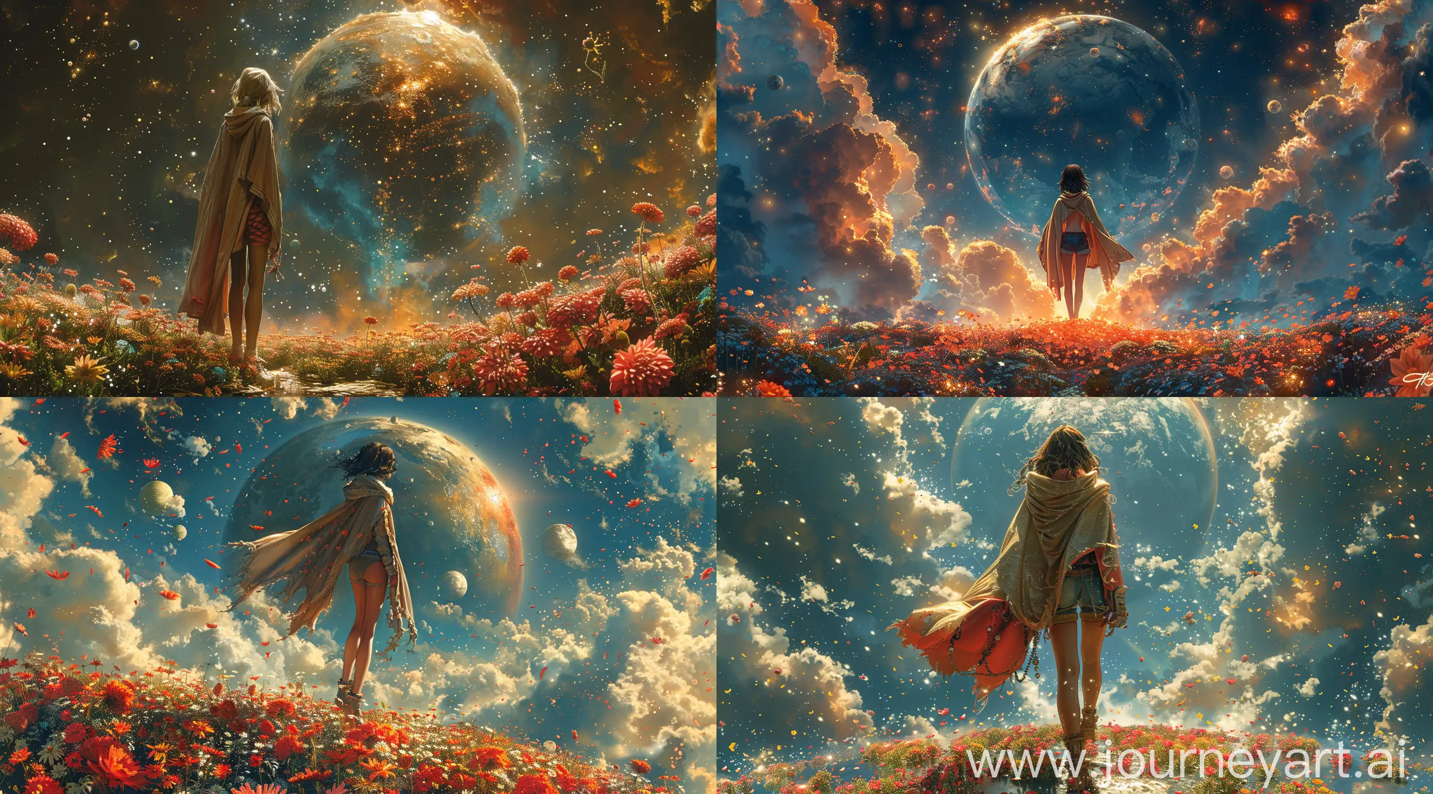 Enchanting-Young-Female-Space-Spring-Elemental-Amidst-Ocean-of-Flowers