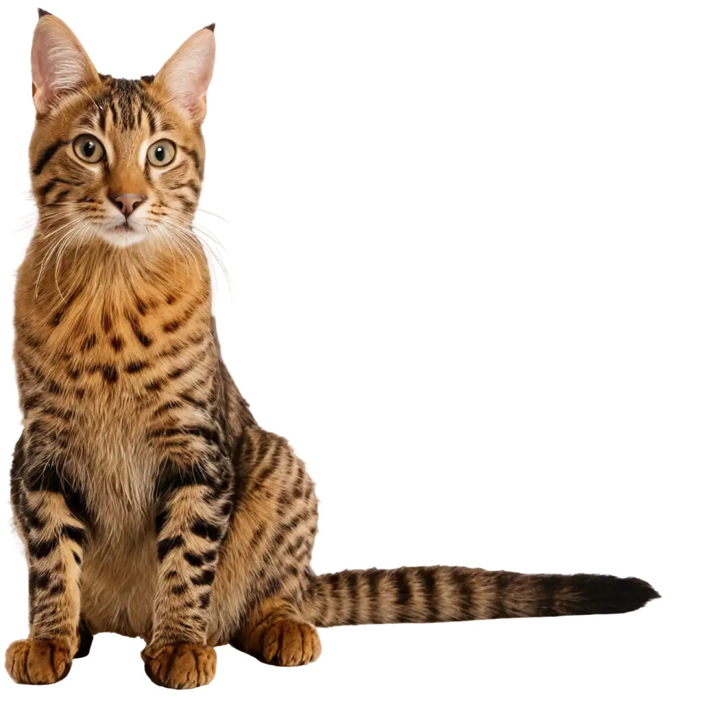 Exquisite-Savannah-Cats-Logo-Design-Elevating-Your-Brand-with-a-HighQuality-PNG-Image