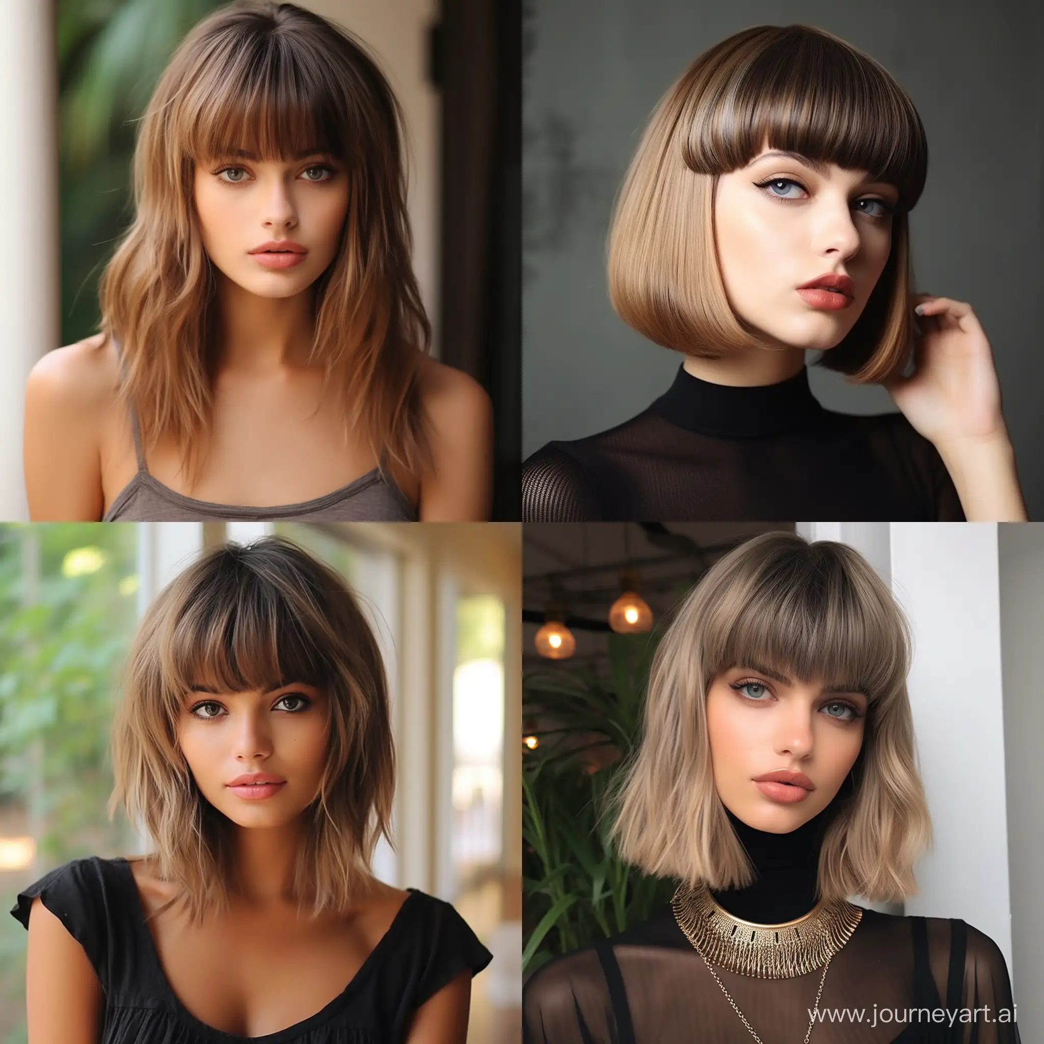2024-Trendy-Hairstyles-with-Bangs-Artistic-Square-Aspect-Ratio