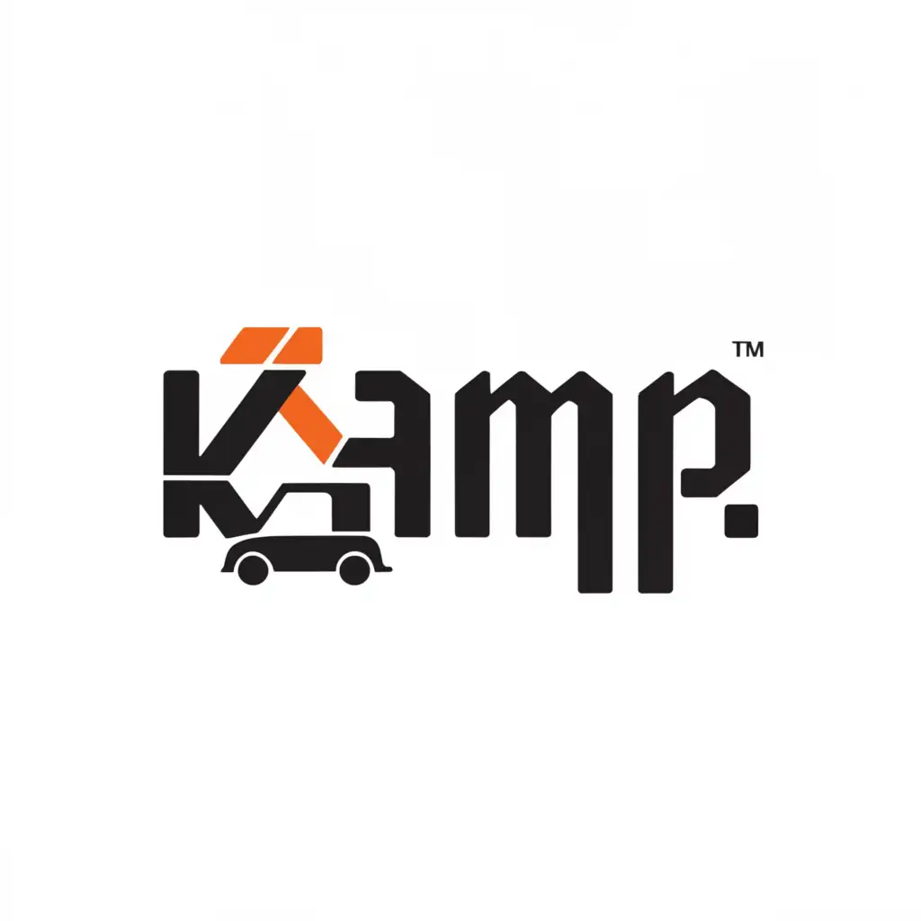 LOGO-Design-For-Kamp-Minimalistic-Car-Symbol-for-Automotive-Industry