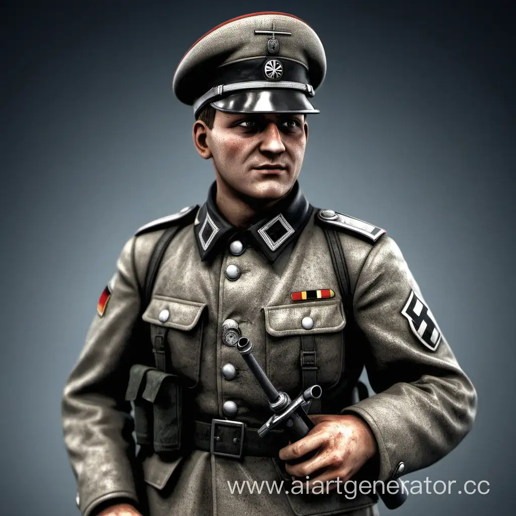 German-Soldier-of-the-Reich-Standing-Firm