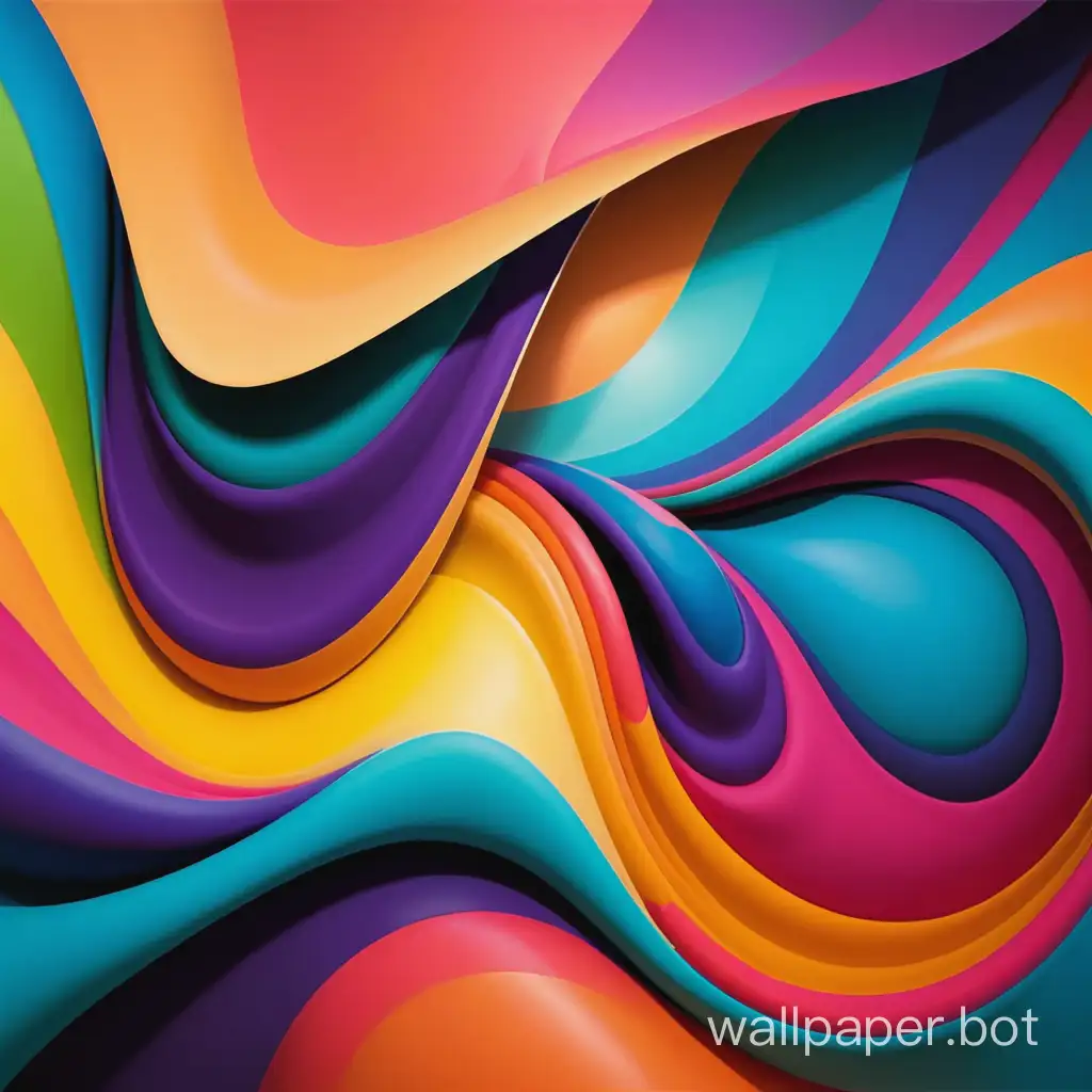 Vibrant-Multicolored-Abstract-Art-A-Dynamic-Display-of-Color-and-Form