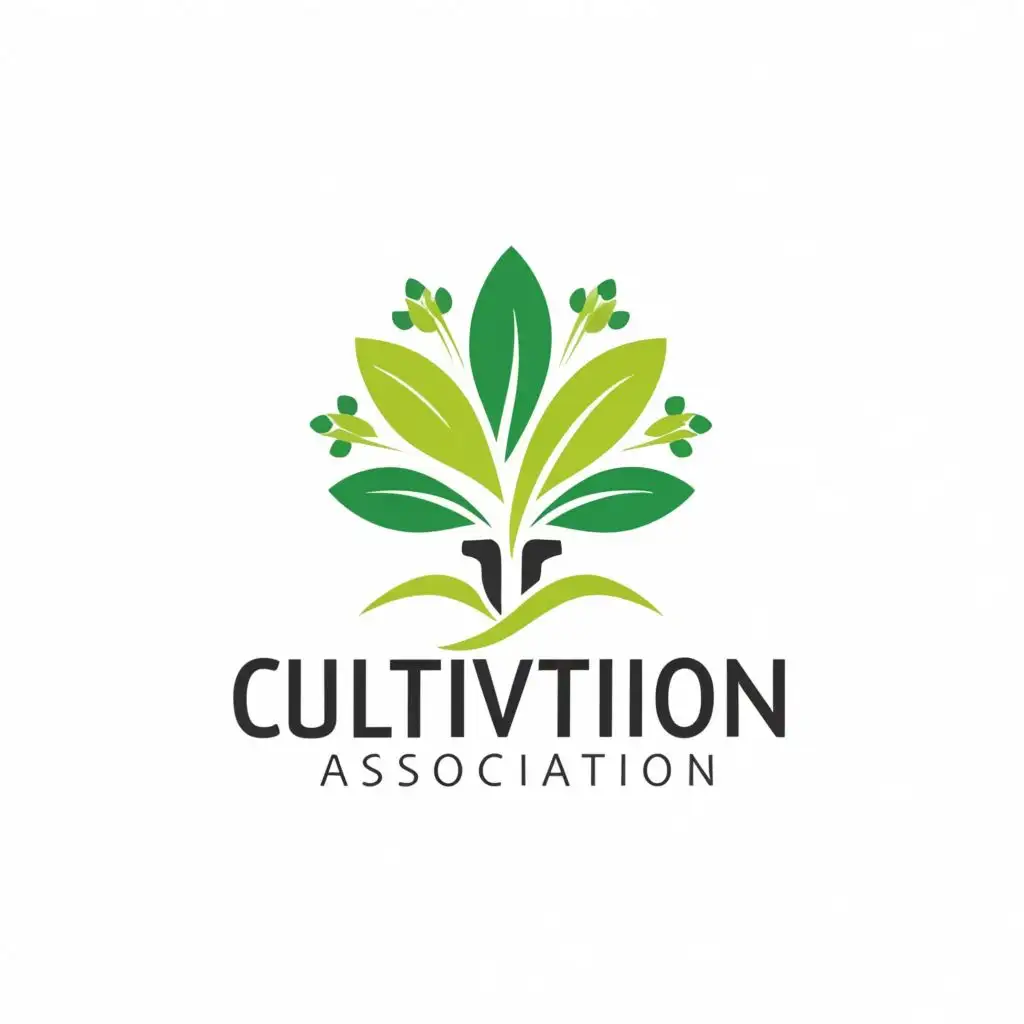 logo, Horticulture weed, with the text "Cultivation Association", typography, be used in Medical Dental industry