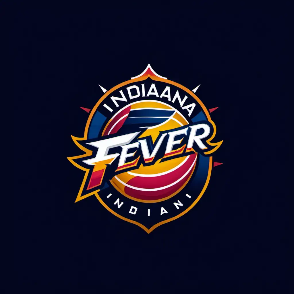 Caitlin Clark Playing with Indiana Fever Basketball Insignia