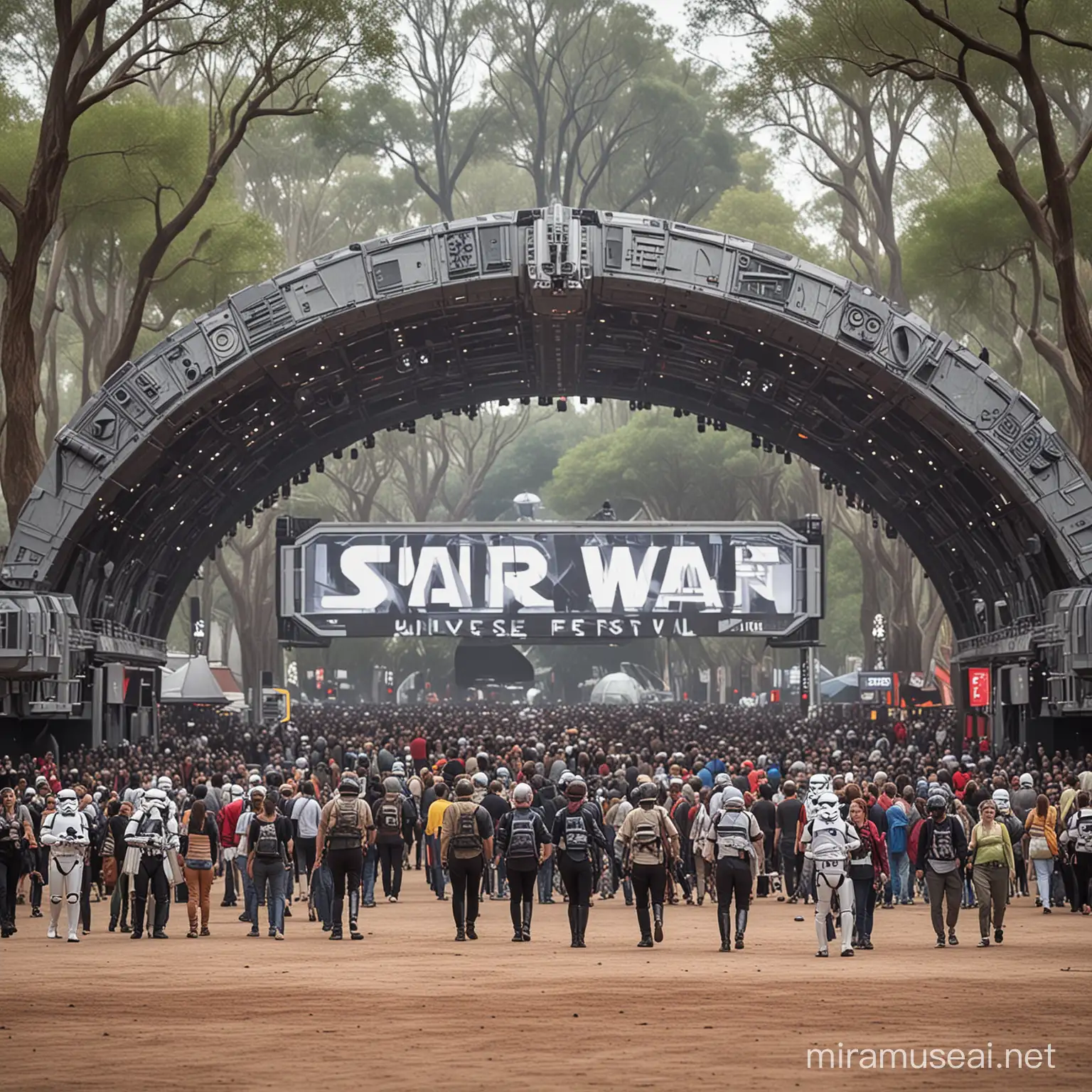 star wars universe festival themed