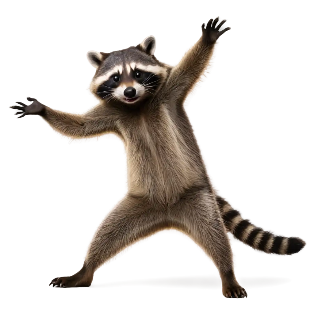 Captivating-Dancing-Raccoon-PNG-A-HighQuality-Image-for-Enhanced-Visual-Appeal