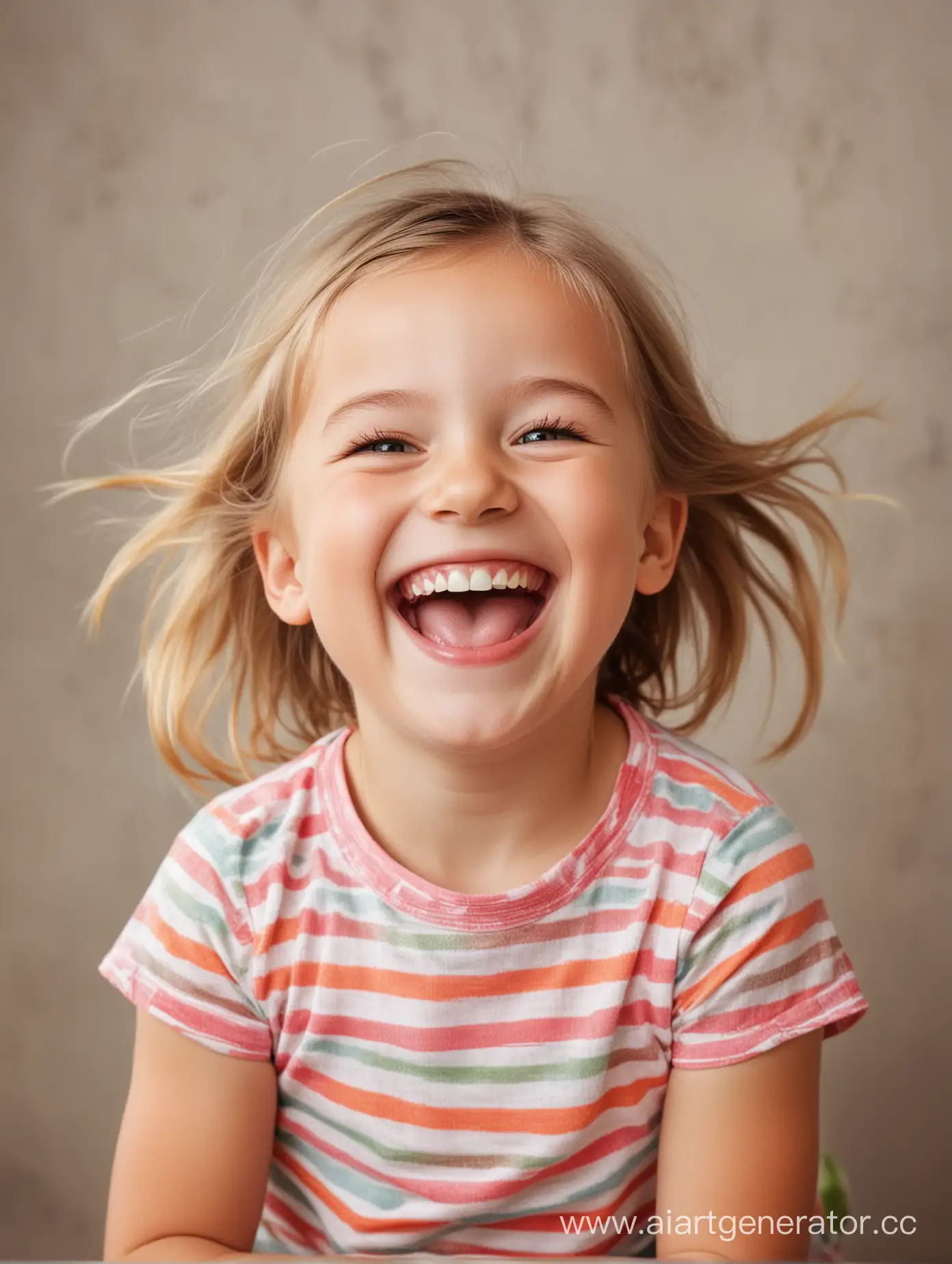 счастливый ребенок смеется 