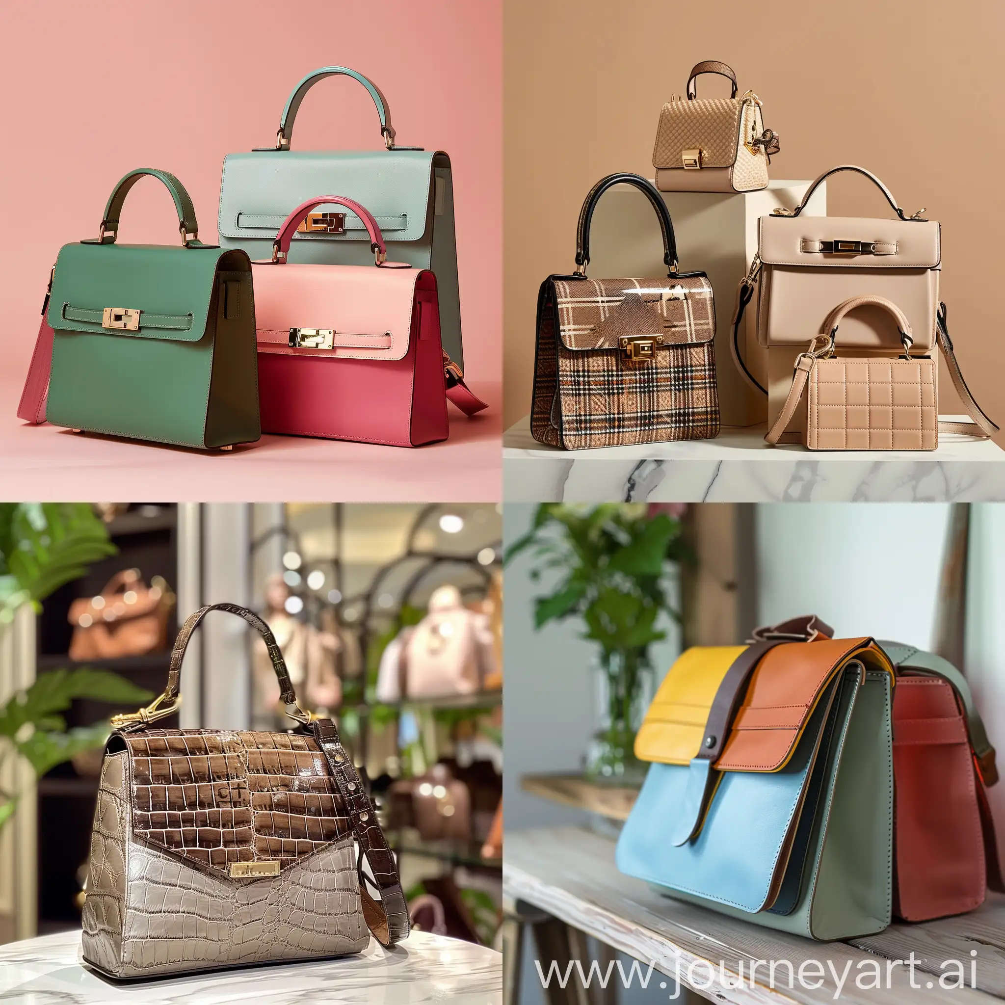 Colorful-Bags-and-Accessories-Displayed-in-Vibrant-Setting