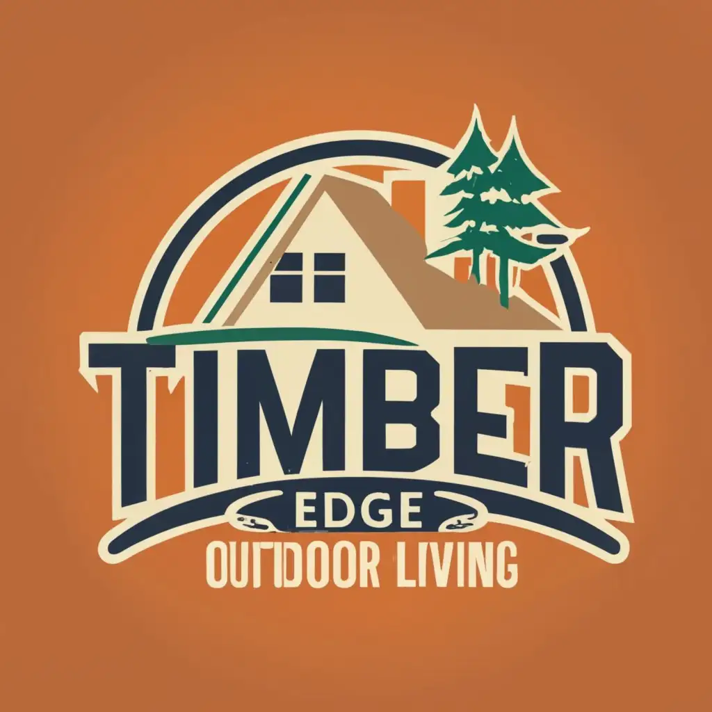 LOGO-Design-For-Timber-Edge-Outdoor-Living-Striking-Typography-and-Iconic-Imagery-for-Construction-and-Landscaping