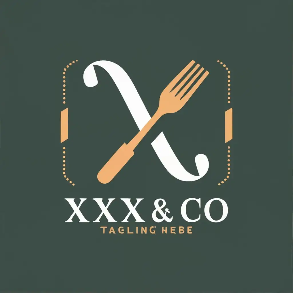 logo, X co, with the text "X co", typography, be used in Restaurant industry