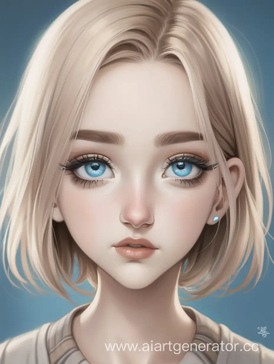 Portrait-of-a-Youthful-Woman-with-Blue-Eyes-and-a-Petite-Nose