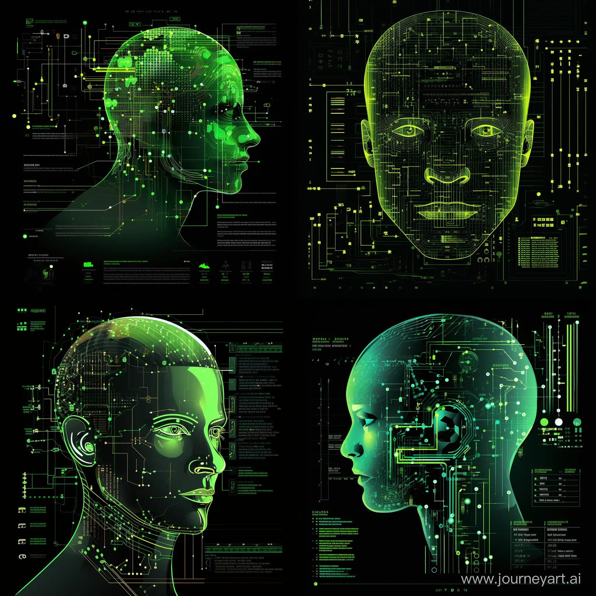 Vector-Art-Interpreting-Sales-Data-with-Cool-Black-and-Neon-Green-Aesthetics