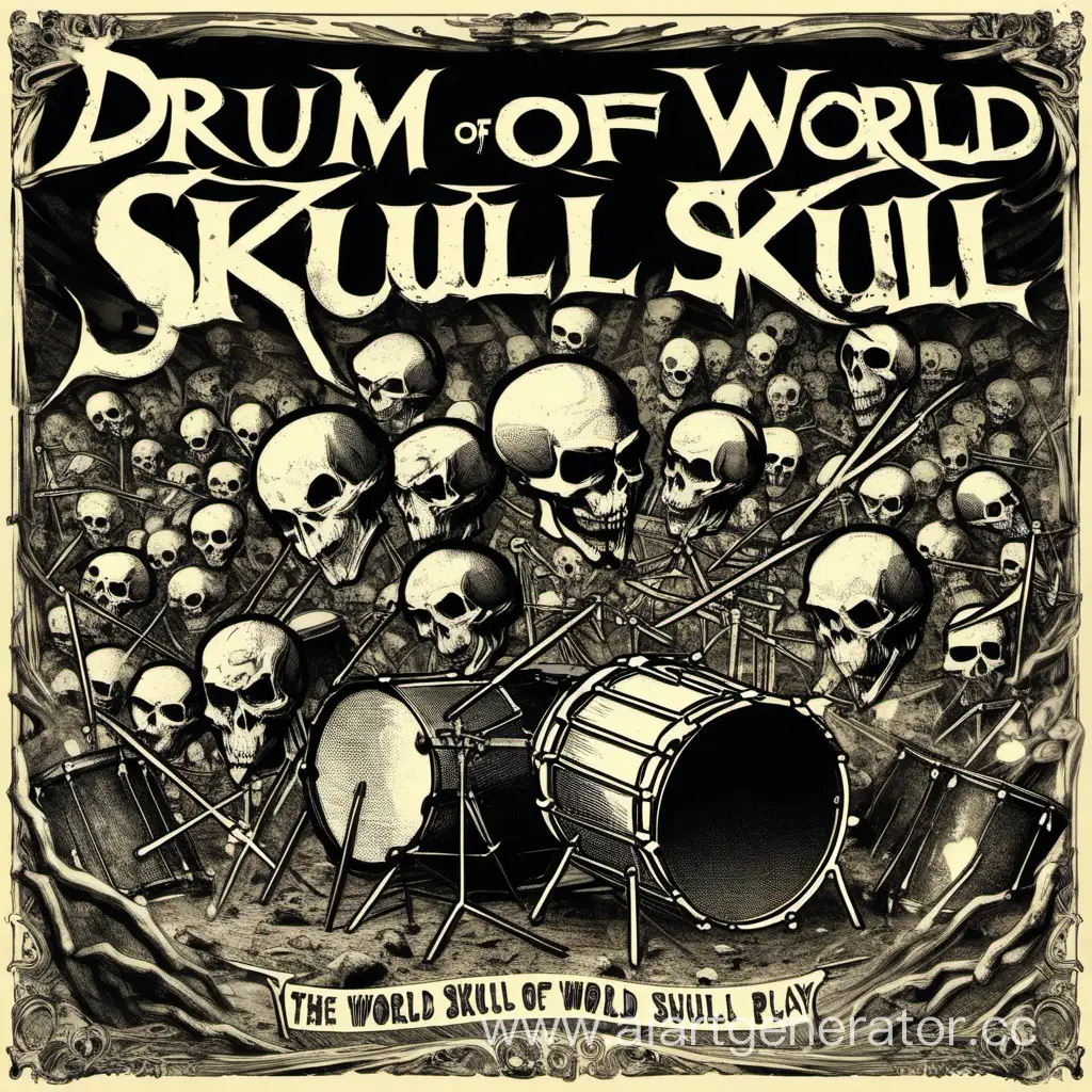 Drum Of World skull play