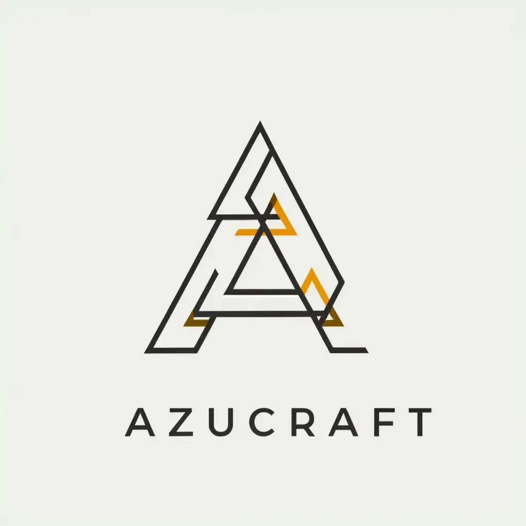 a logo design,with the text "Azucraft", main symbol:A,complex,be used in Retail industry,clear background