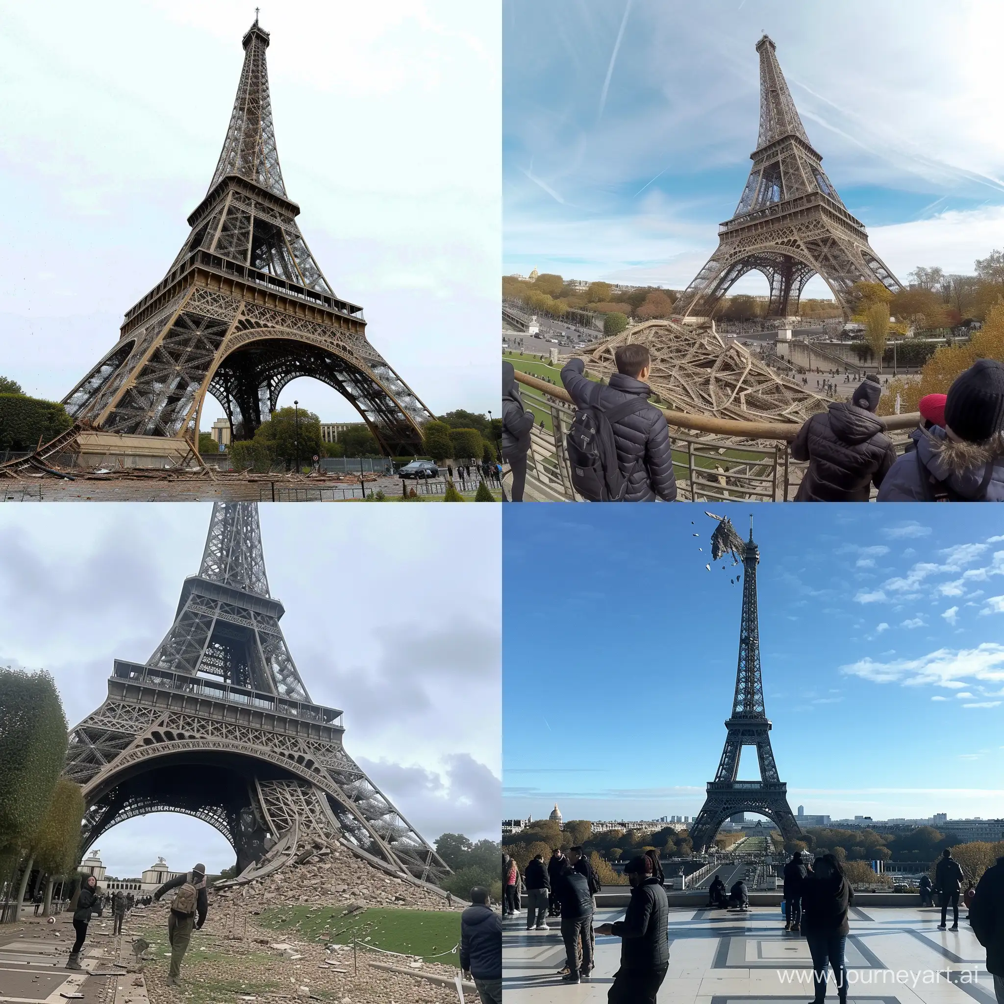 Eiffel-Tower-Disaster-Capturing-Panic-as-Half-Crumbles