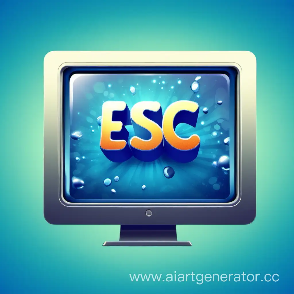 Escape-Game-Splash-Screen-Intriguing-Blue-Background-and-Icon