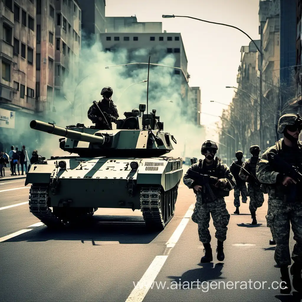 Военные действия в городе