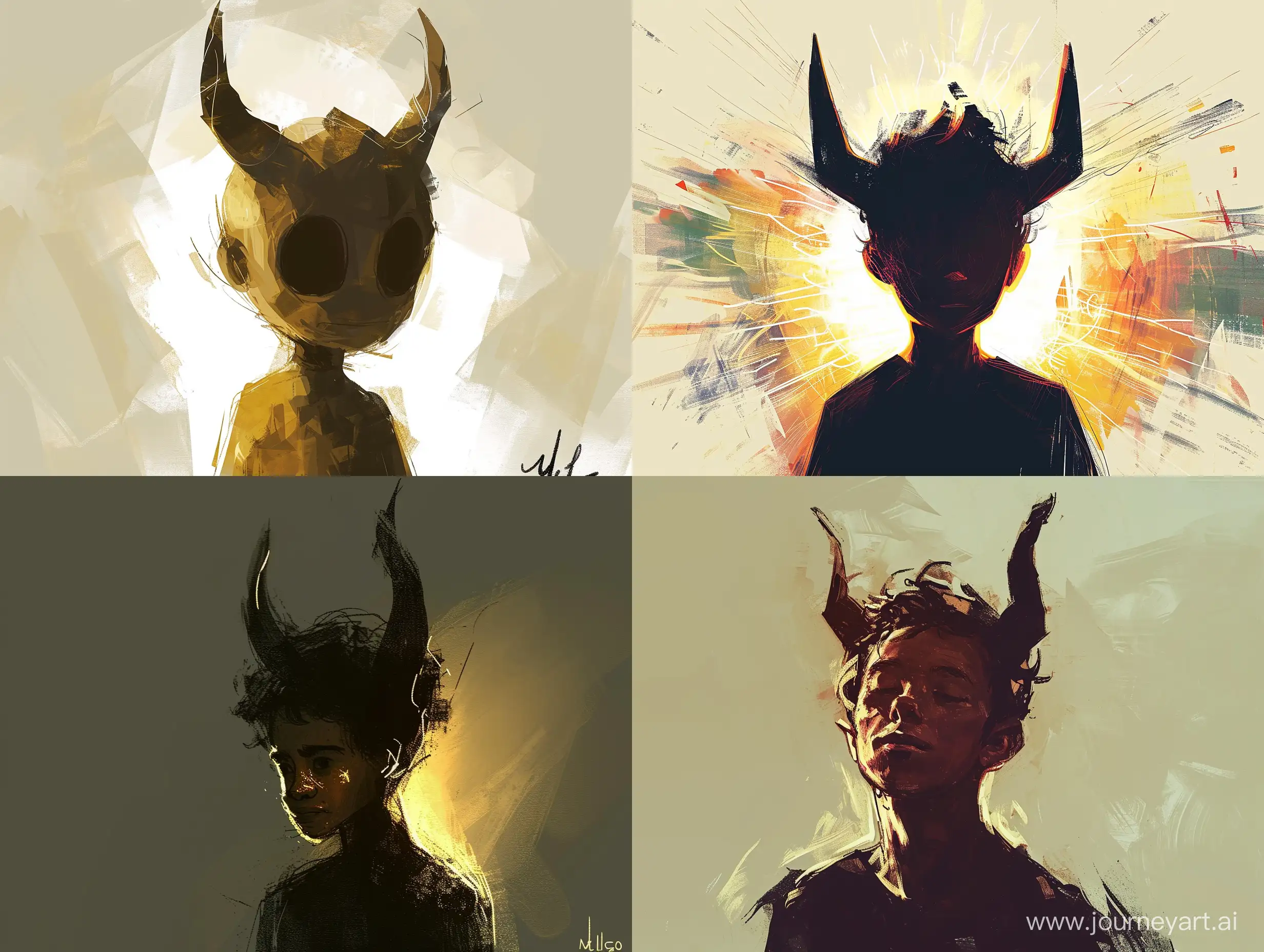 Chromatic-Silhouette-with-Horns-Stylized-Alberto-Mielgo-Inspired-Art