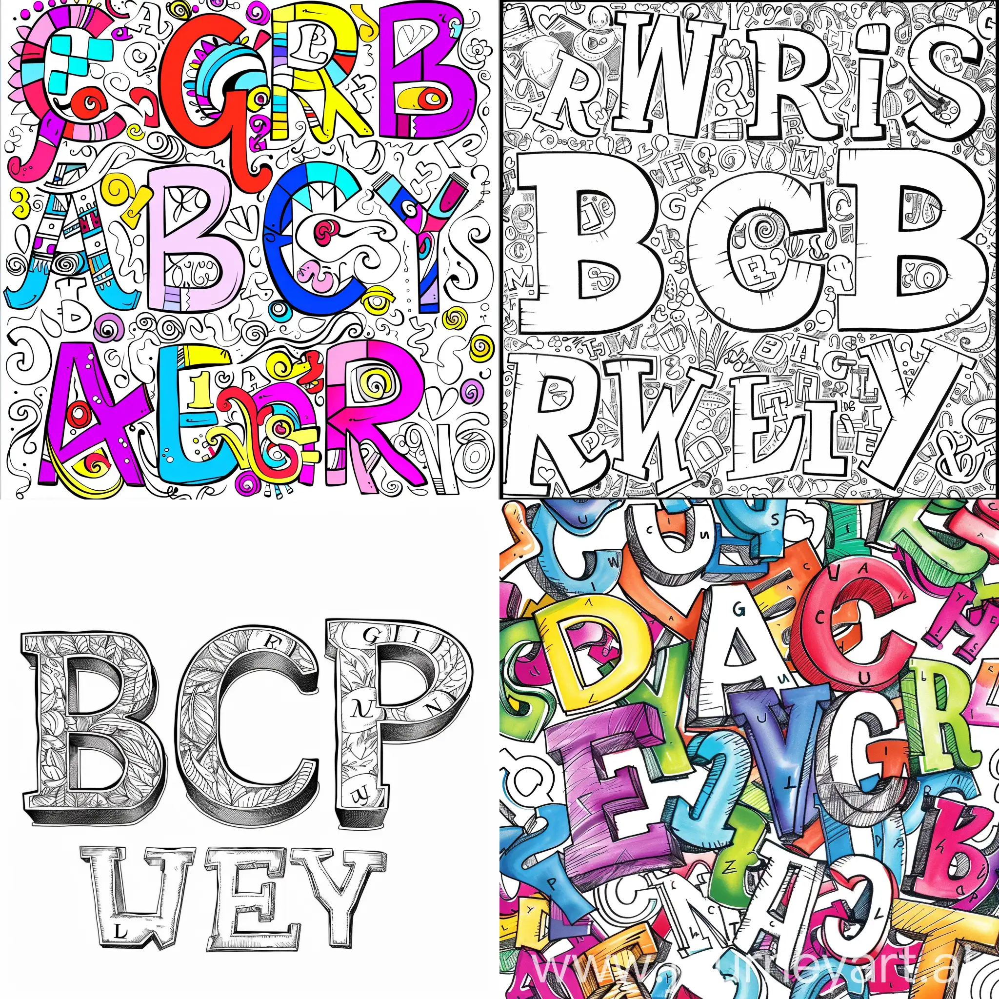 ABC-Coloring-Book-Cover-for-Kids-Vibrant-and-Engaging-Educational-Illustration