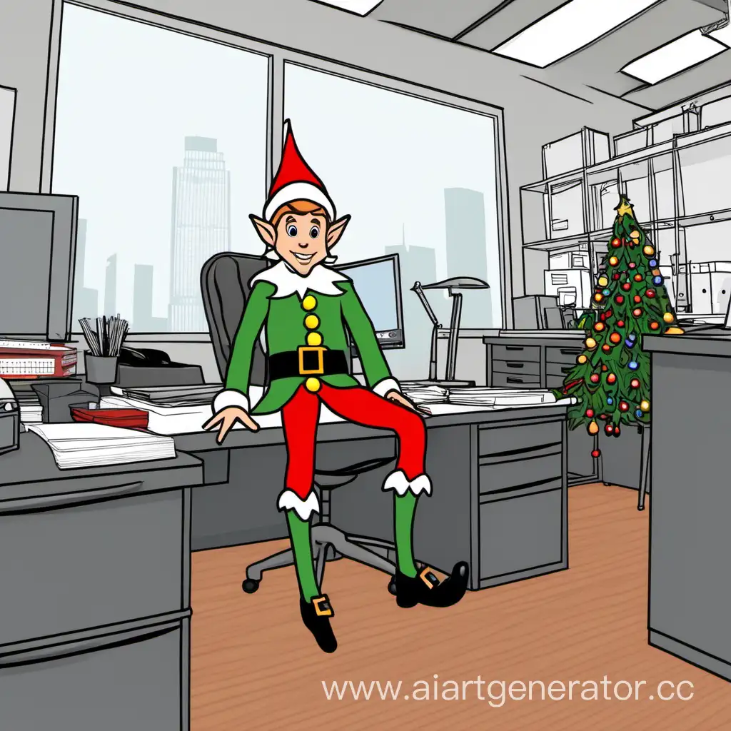 Playful-Office-Elf-Spreading-Festive-Cheer