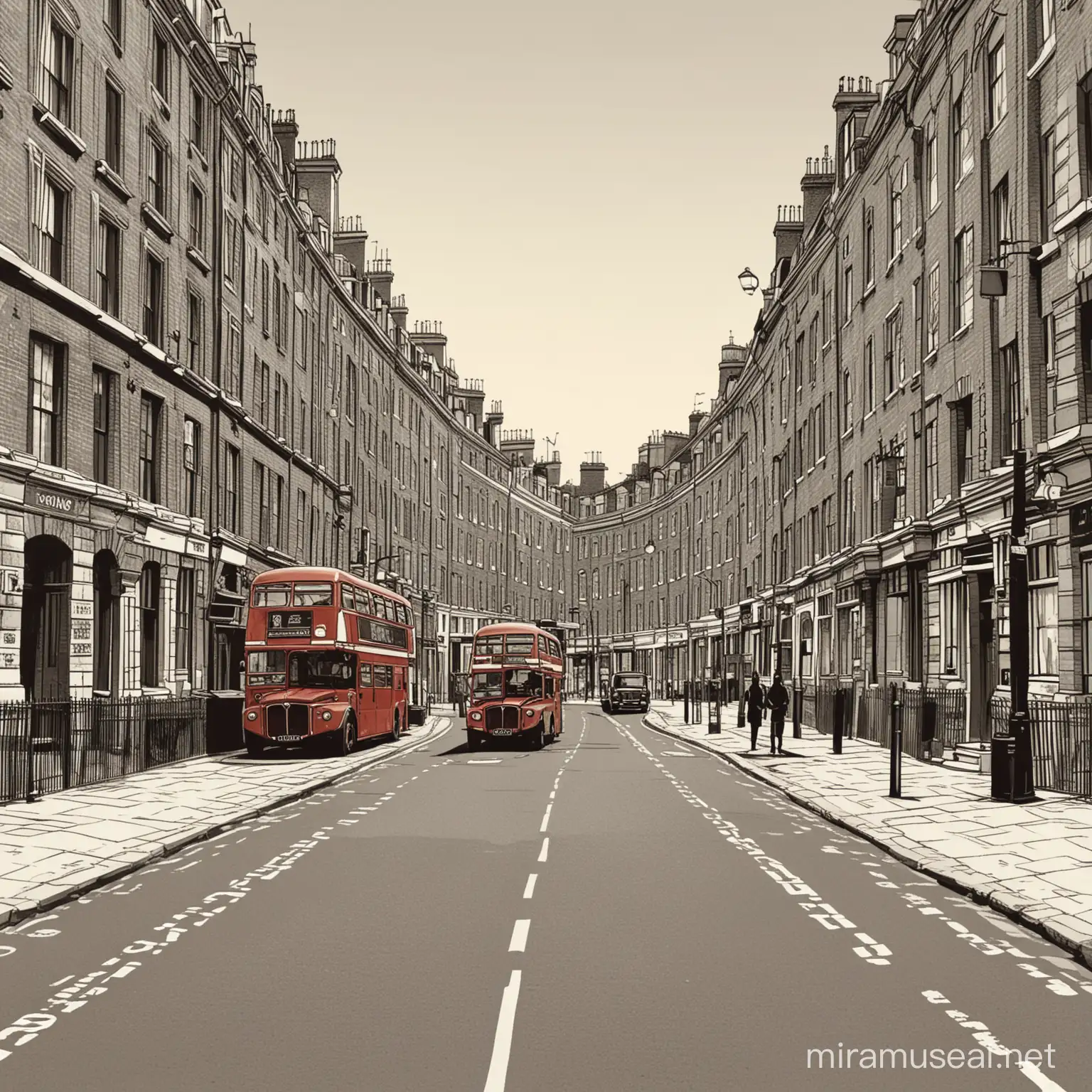london street vector image

