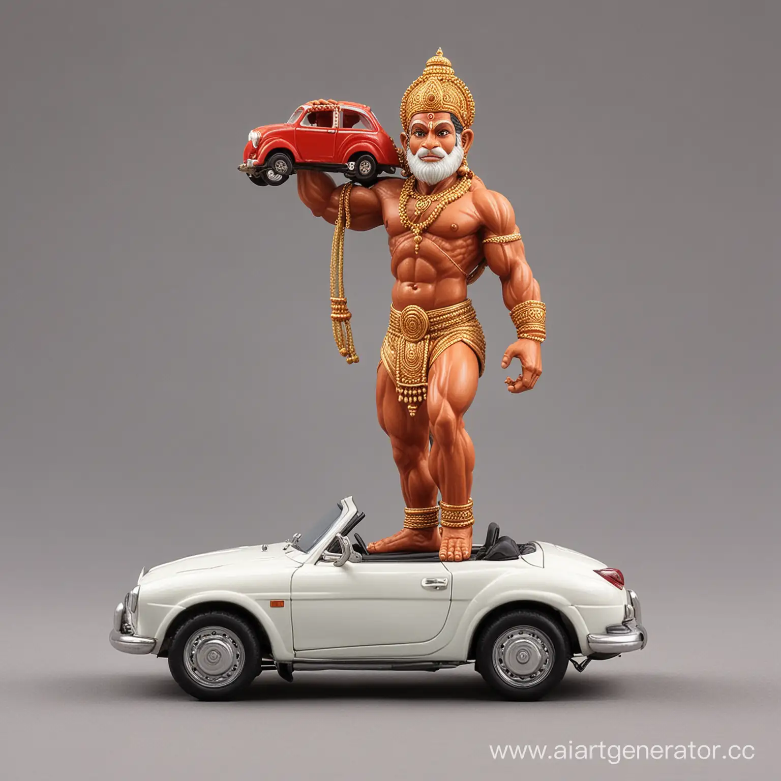 Hanuman-Holding-Modern-Car-in-Palm-Mythological-Monkey-Deity-Displays-Incredible-Strength