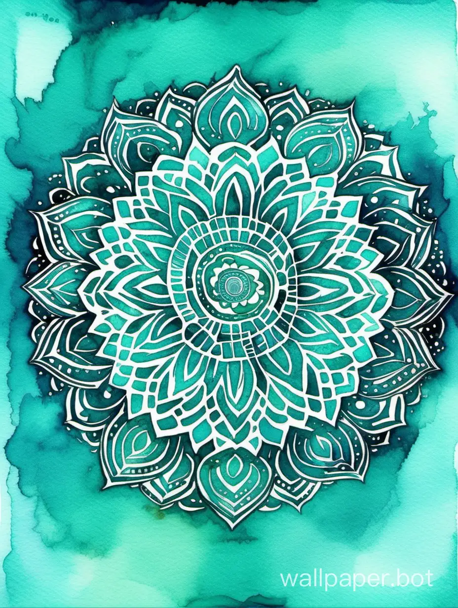 Teal-and-Turquoise-Mandala-Patterns-in-Watercolor-Hues