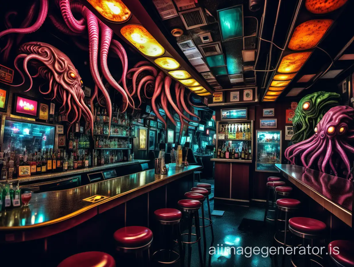 Futuristic-Street-Scene-with-Alien-PubGoers-Sipping-Cocktails