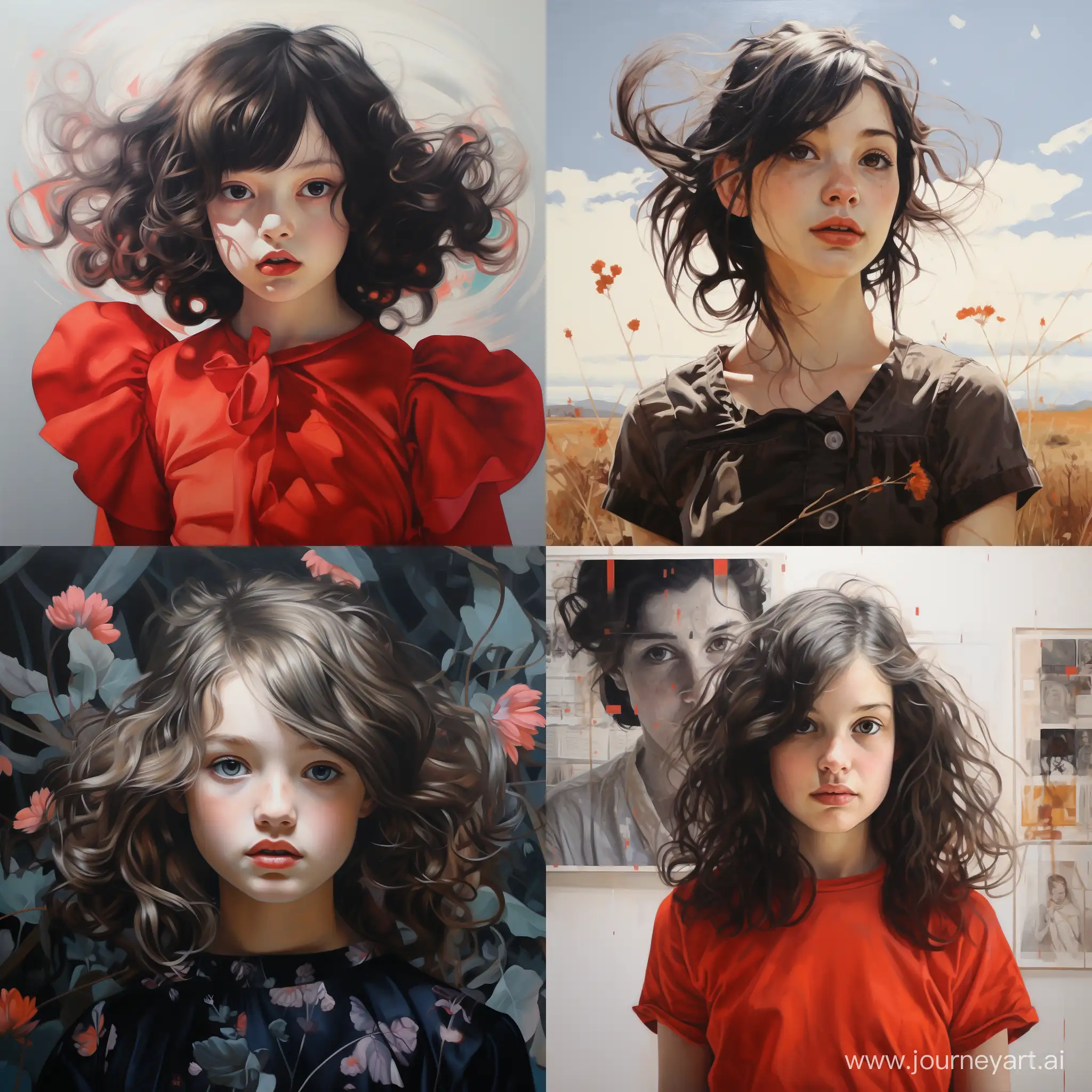 Adorable-Girl-with-a-Mysterious-Aura-Square-Art-Image-58589