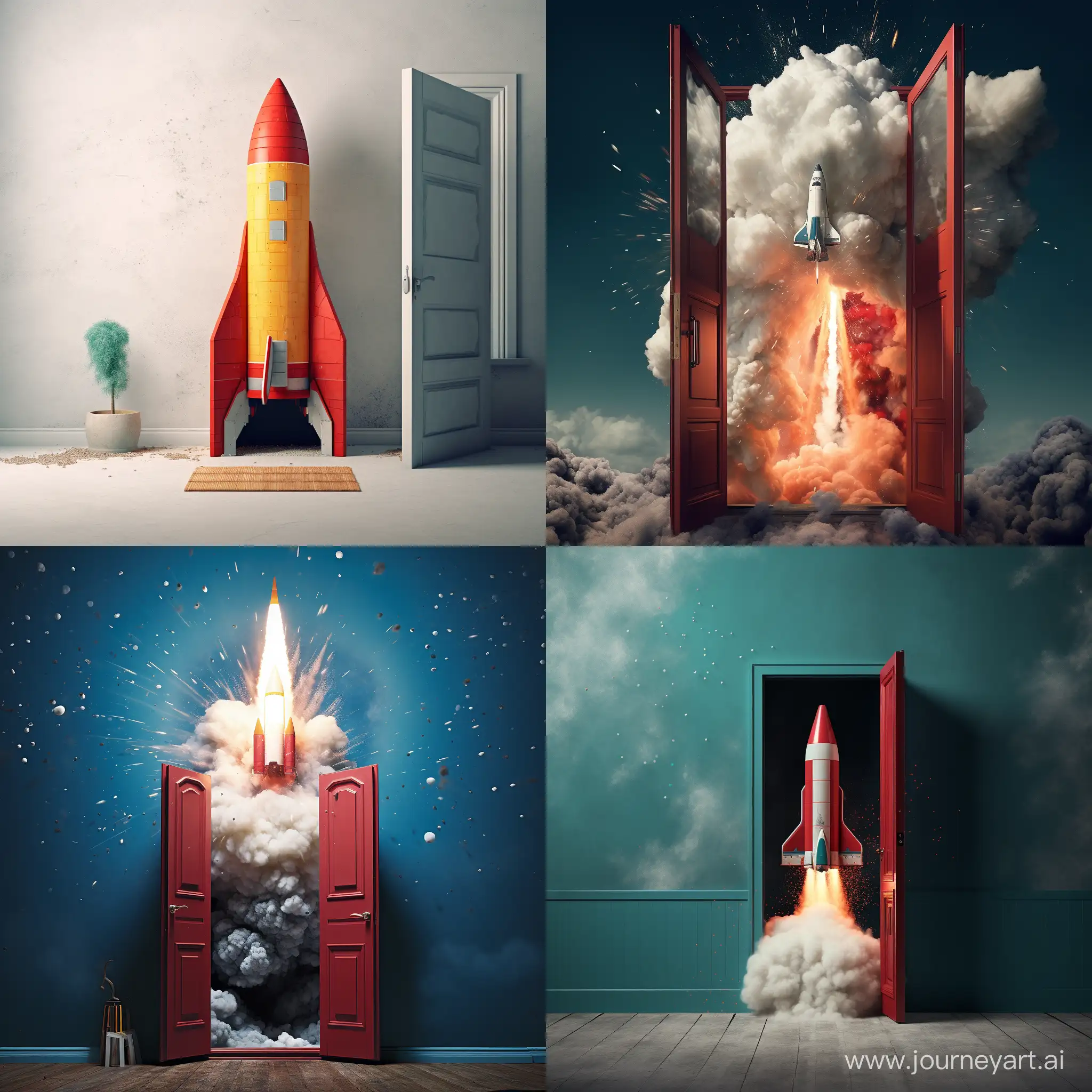 Futuristic-Rocket-Door-Concept