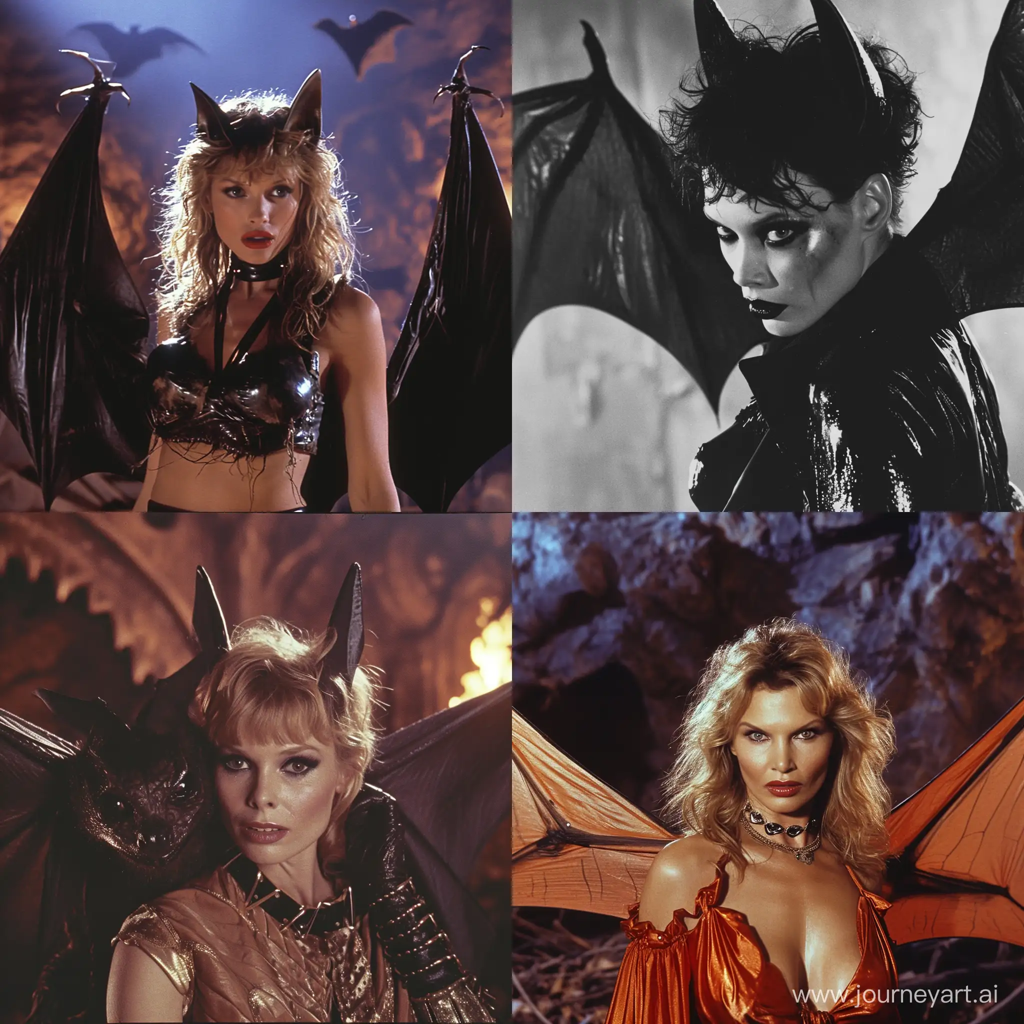 Nicole-Scherzinger-Stars-in-80s-Horror-Film-as-BatLike-Vampire