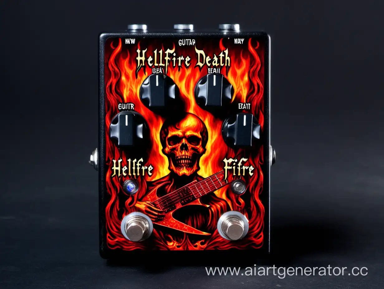 Guitar pedal hellfire death