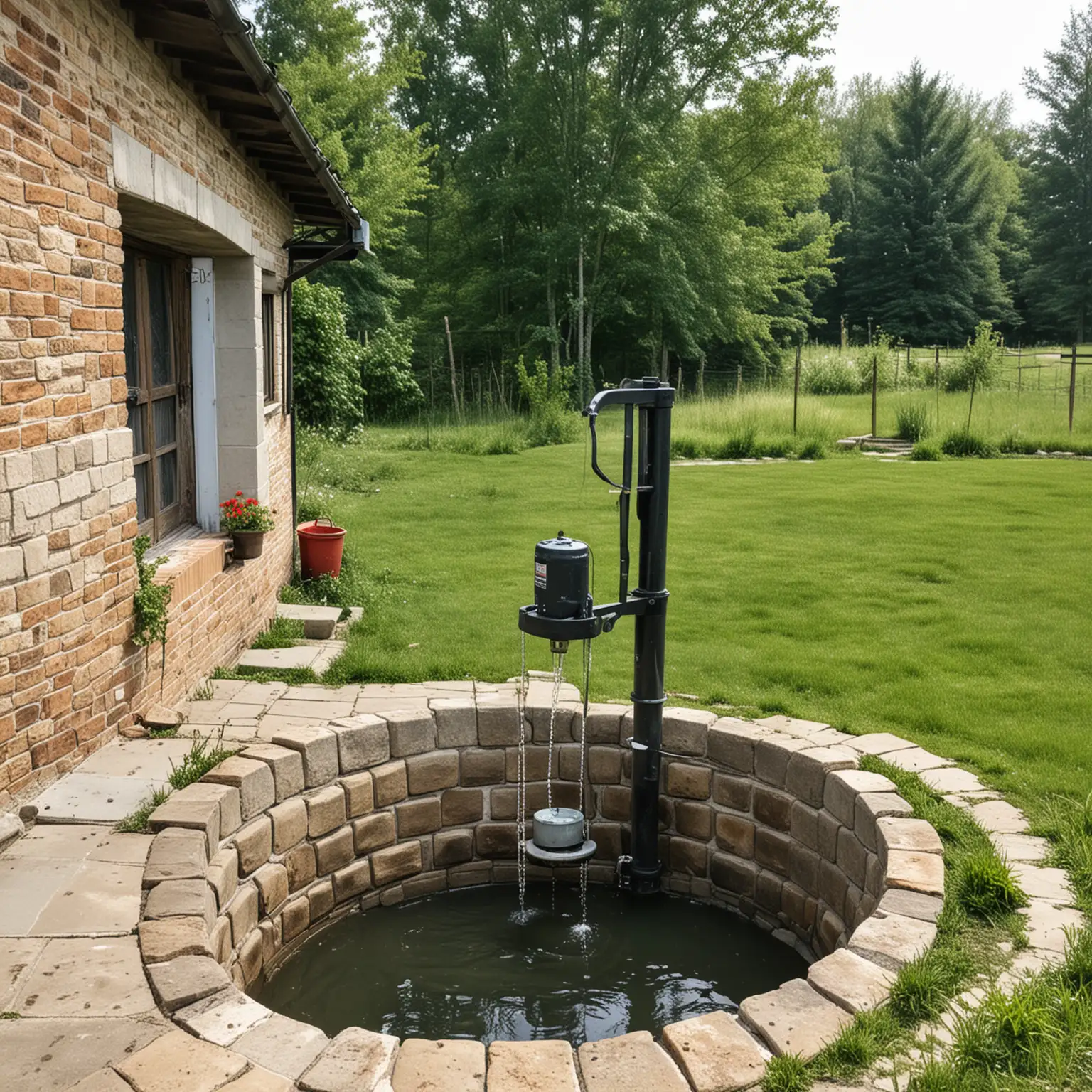 Rustic-Water-Well-in-a-Quaint-Private-Residence