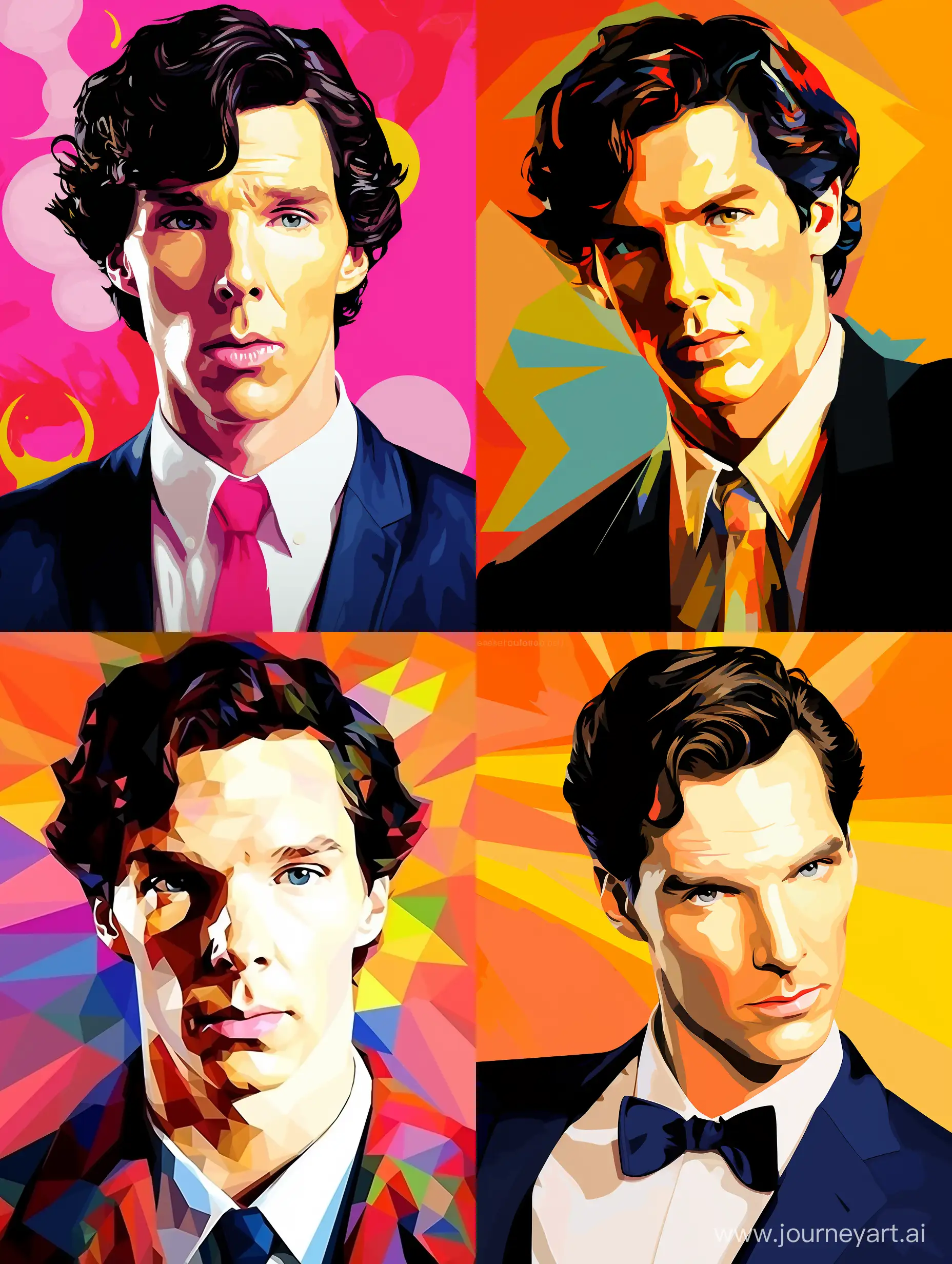 Vanilla-Benedict-Cumberbatch-in-Pop-Art-Comic-Style