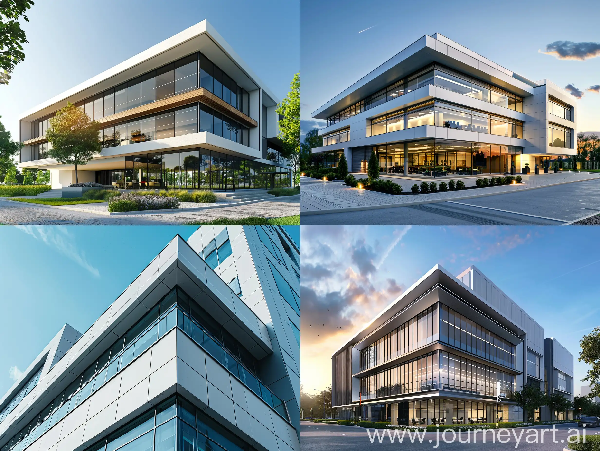 Contemporary-Office-Building-with-Futuristic-Design