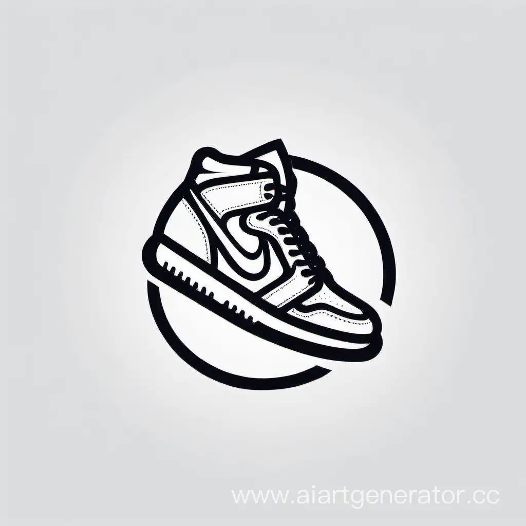 Sneaker-Store-Logo-Design-Minimalistic-Shoe-Silhouettes