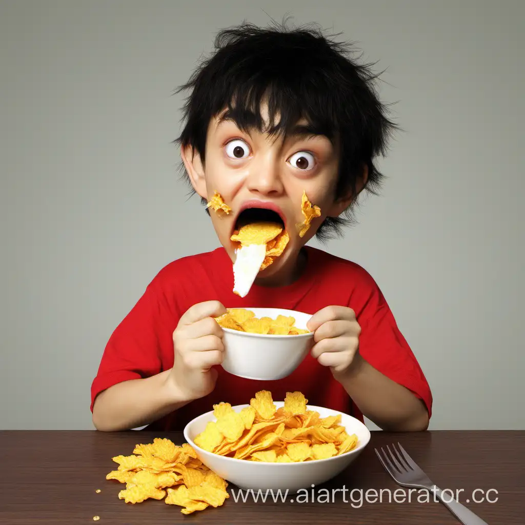 Ivan-Enjoying-a-Wholesome-Breakfast-with-Corn-Flakes