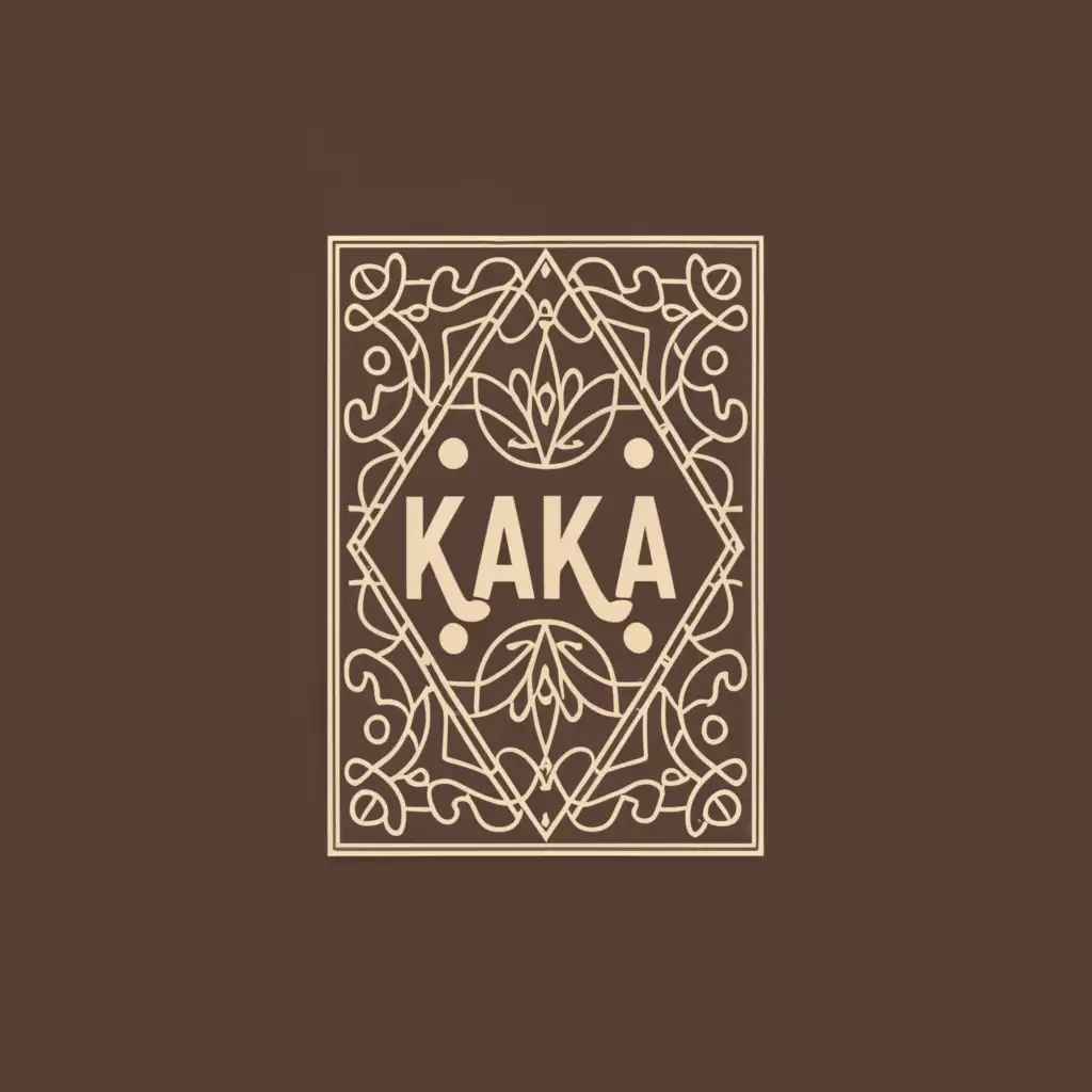 a logo design,with the text "Kaka", main symbol:Adorable cards,complex,clear background