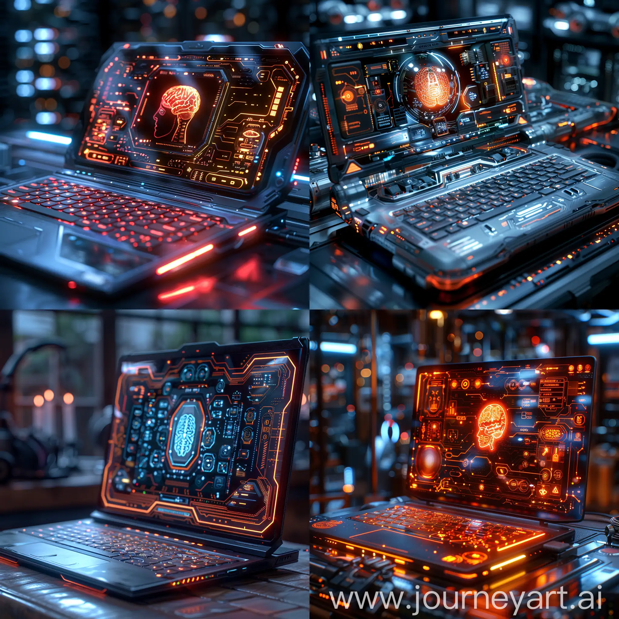 Futuristic-Laptop-with-Morphing-Marvels-and-Holographic-Interfaces