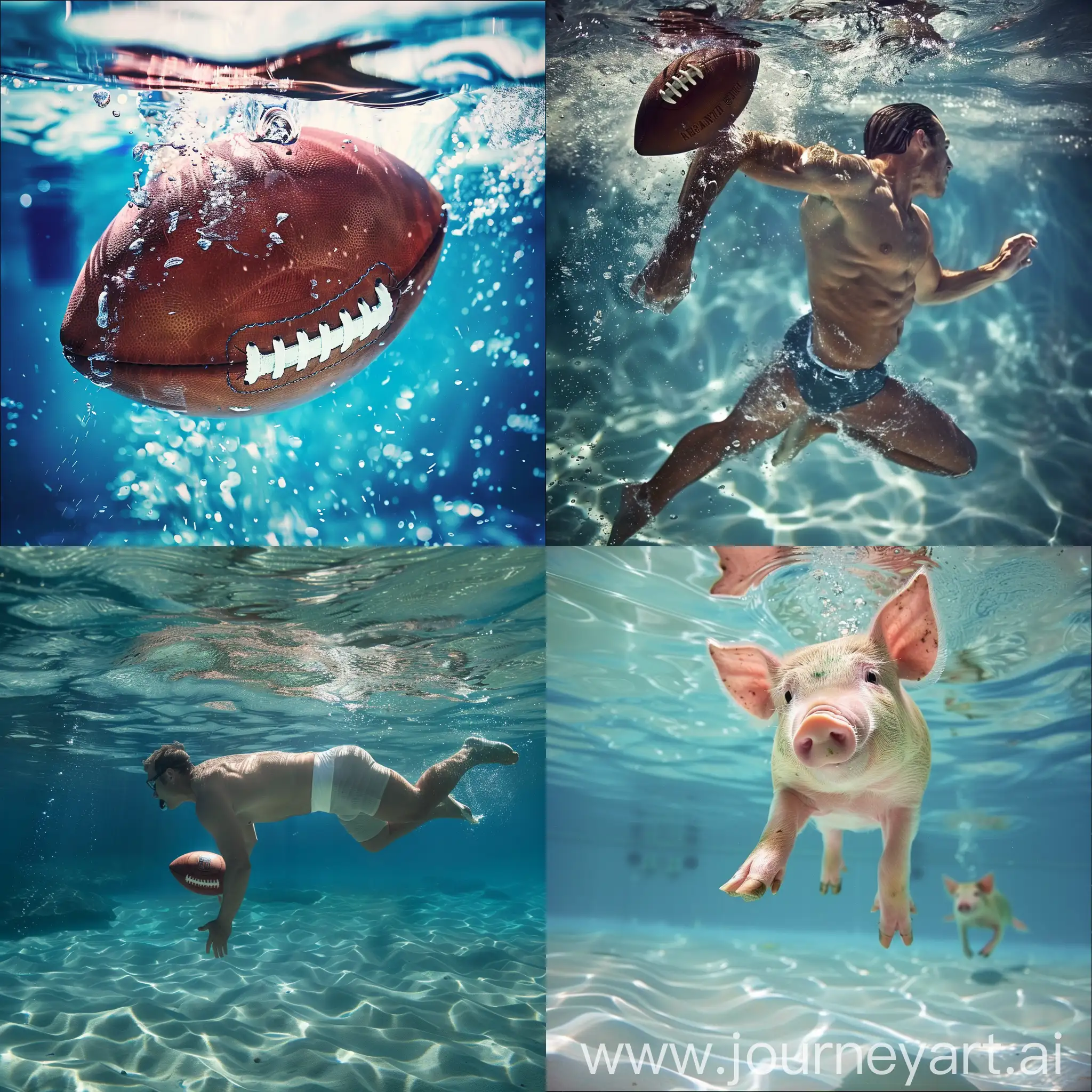 Pigskin-Swimming-Fun-in-Vivid-Colors