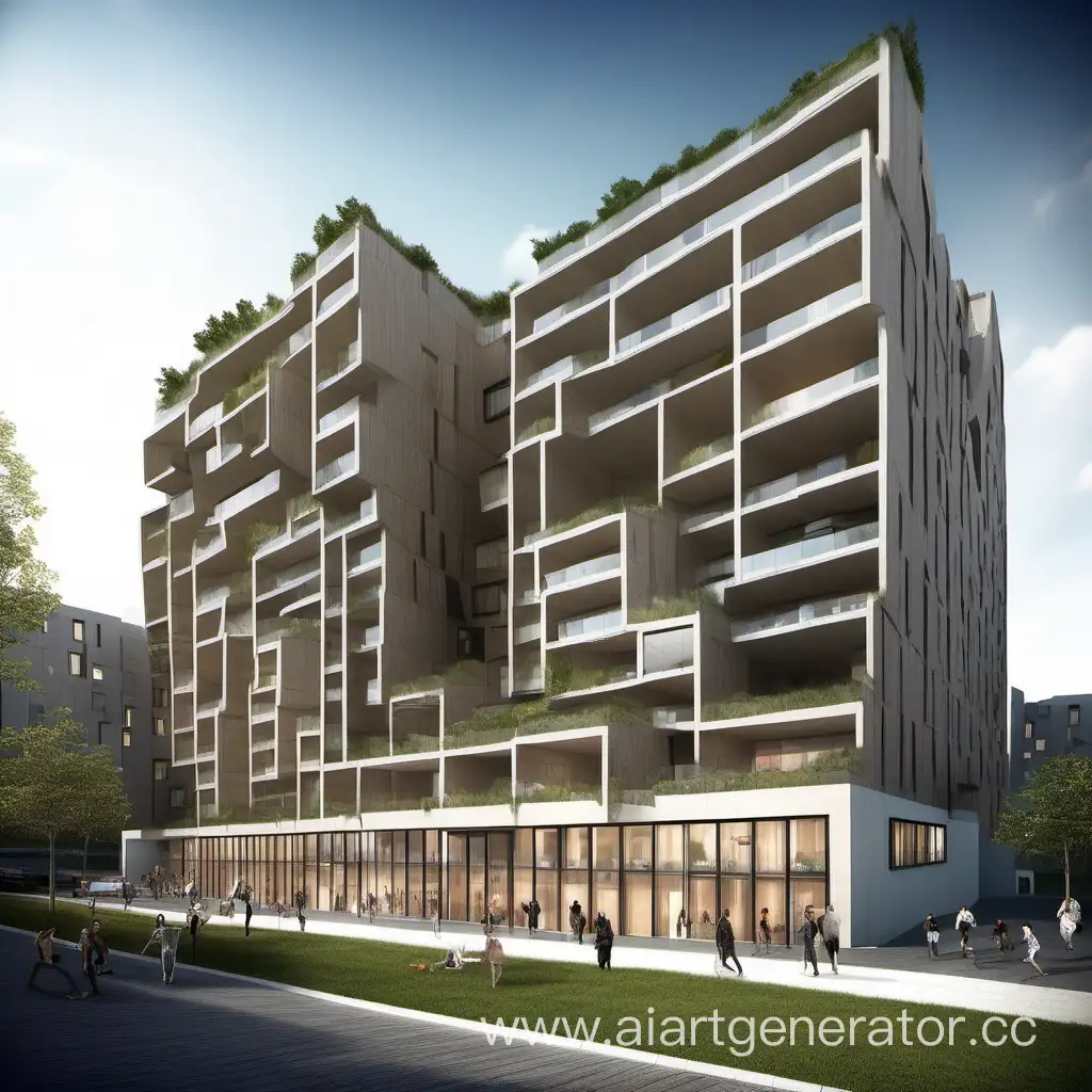 Innovative-Multifunctional-Complex-with-Atrium-Apartments-and-ClimateControlled-Spaces